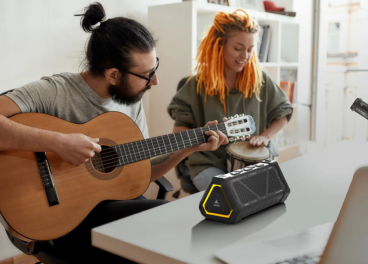 MLOVE P3 Outdoor Bluetooth Speaker – 40W, IPX7 Waterproof, RGB Light