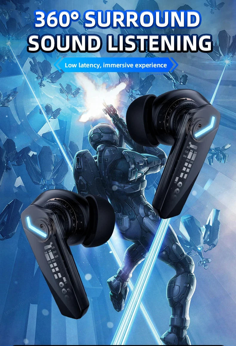 Lenovo GM2 Pro Earphones – Bluetooth 5.3, Dual Mode Gaming & Music