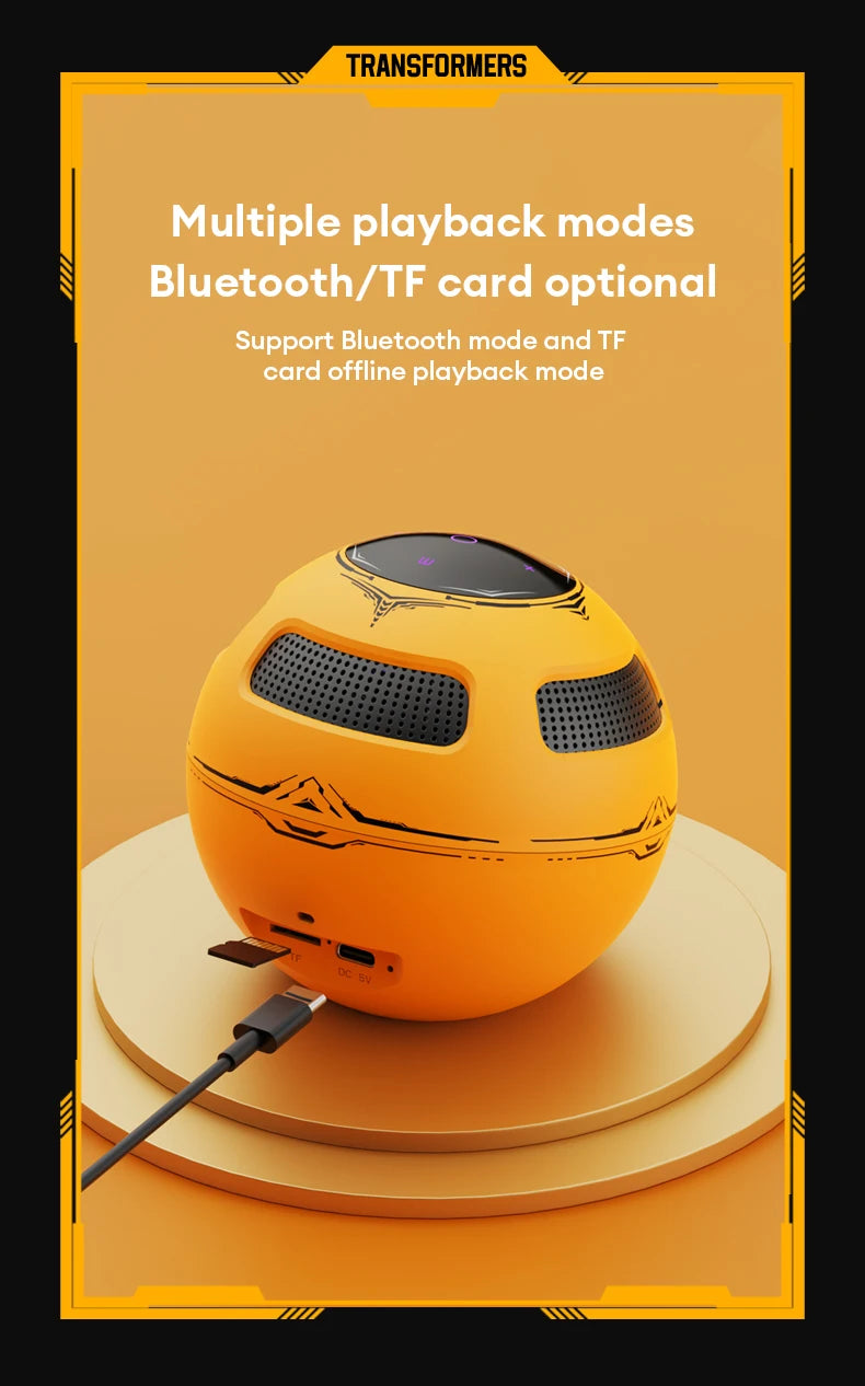 Transformers TF-Y17 Portable Bluetooth Speaker – Long Battery, Stereo Sound