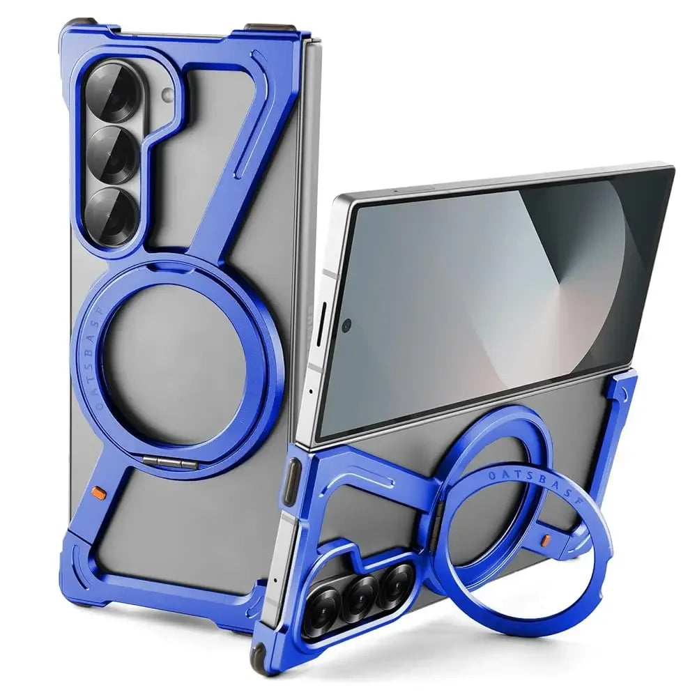 Samsung Z Fold 7 Case – Frameless, Magnetic Stand & Shockproof