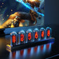 RGB Nixie Tube Clock – LED Glow, IPS Screen, DIY Desktop Decor