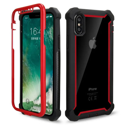 Shockproof Transparent TPU Phone Case – iPhone 6–12 Pro/Max