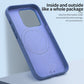 Full-Wrap Magnetic Alcantara Case – Luxury Suede Leather for iPhone 16 Pro/Max