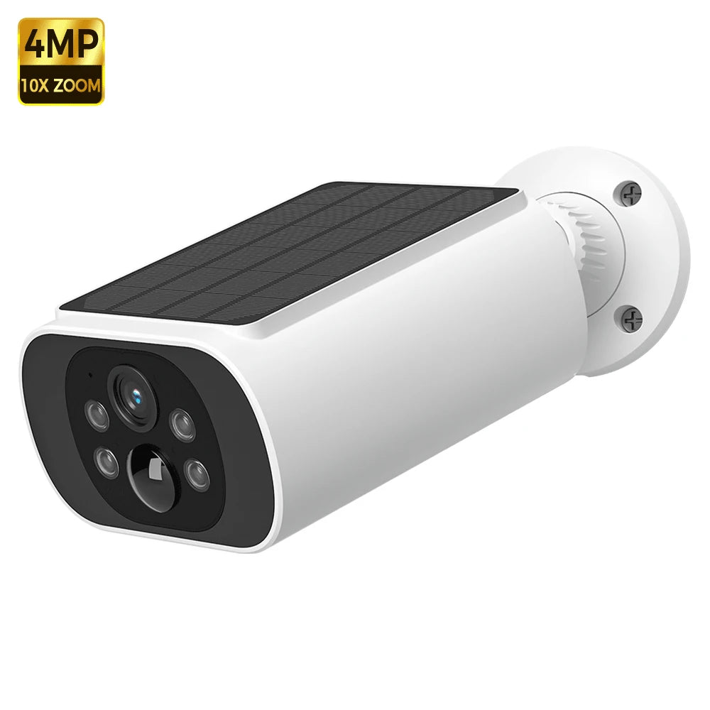 ALEVIO Solar WiFi Camera – 2.5K Outdoor Security, PIR & Night Vision