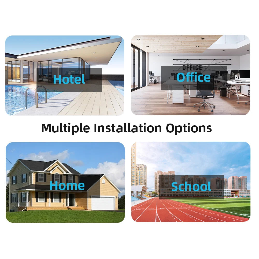 6K HD PTZ Outdoor WiFi Camera – 3 Lens, Auto Tracking Security