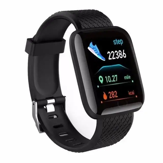 116 Smart Fitness Bracelet – Sport Watch, Music & Message Control, Bluetooth