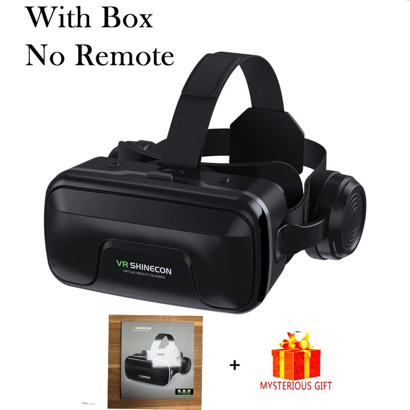 VR Shinecon 10.0 3D VR Helmet – Smartphone Virtual Reality Headset