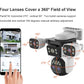 LS Vision 20MP Outdoor WiFi Camera – 4 Lens, 10X Zoom, Auto Tracking