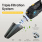 Car Tire Inflator & Vacuum Cleaner – Dual-Use 12V Portable Air Pump