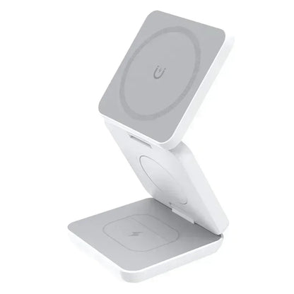 3-in-1 Foldable Magnetic Wireless Charger – iPhone, iWatch & AirPods