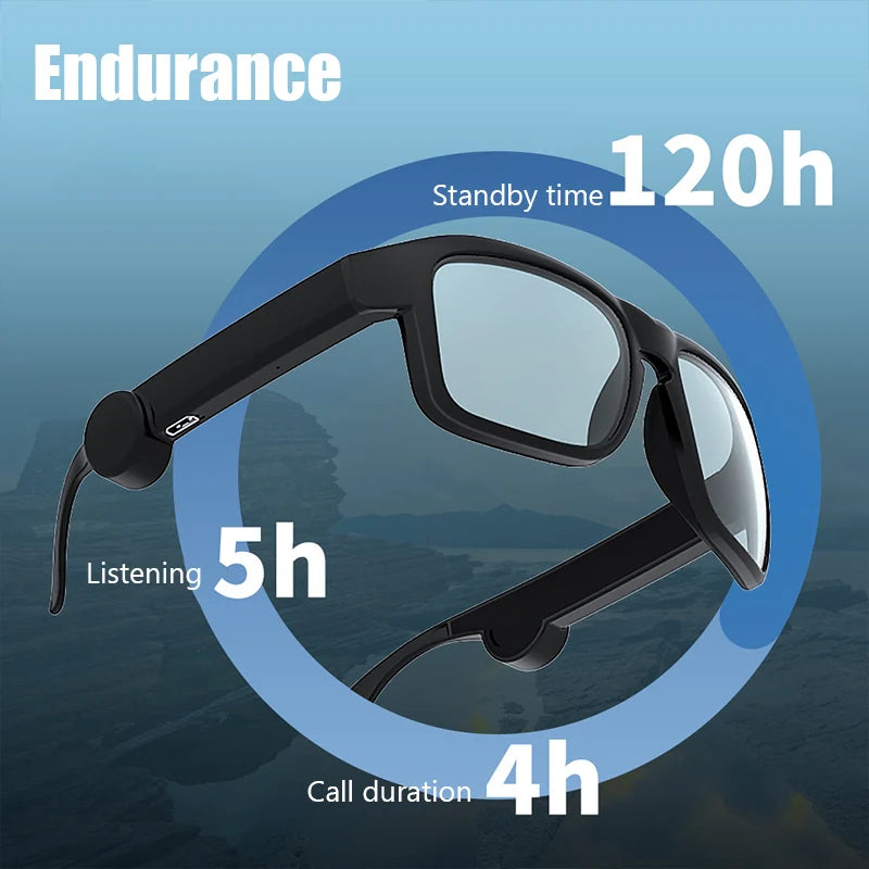 Original Bluetooth Glasses – Sports Driving Sunglasses with Wireless Headset