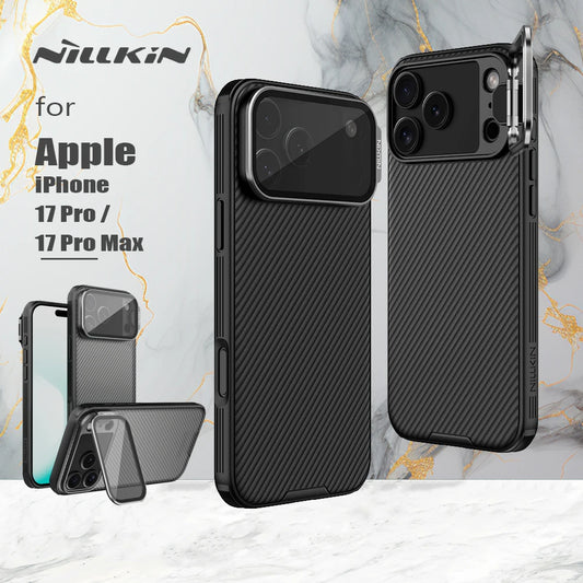 Nillkin CamShield iPhone Case – Camera Protection & Stand (iPhone 17 Series)