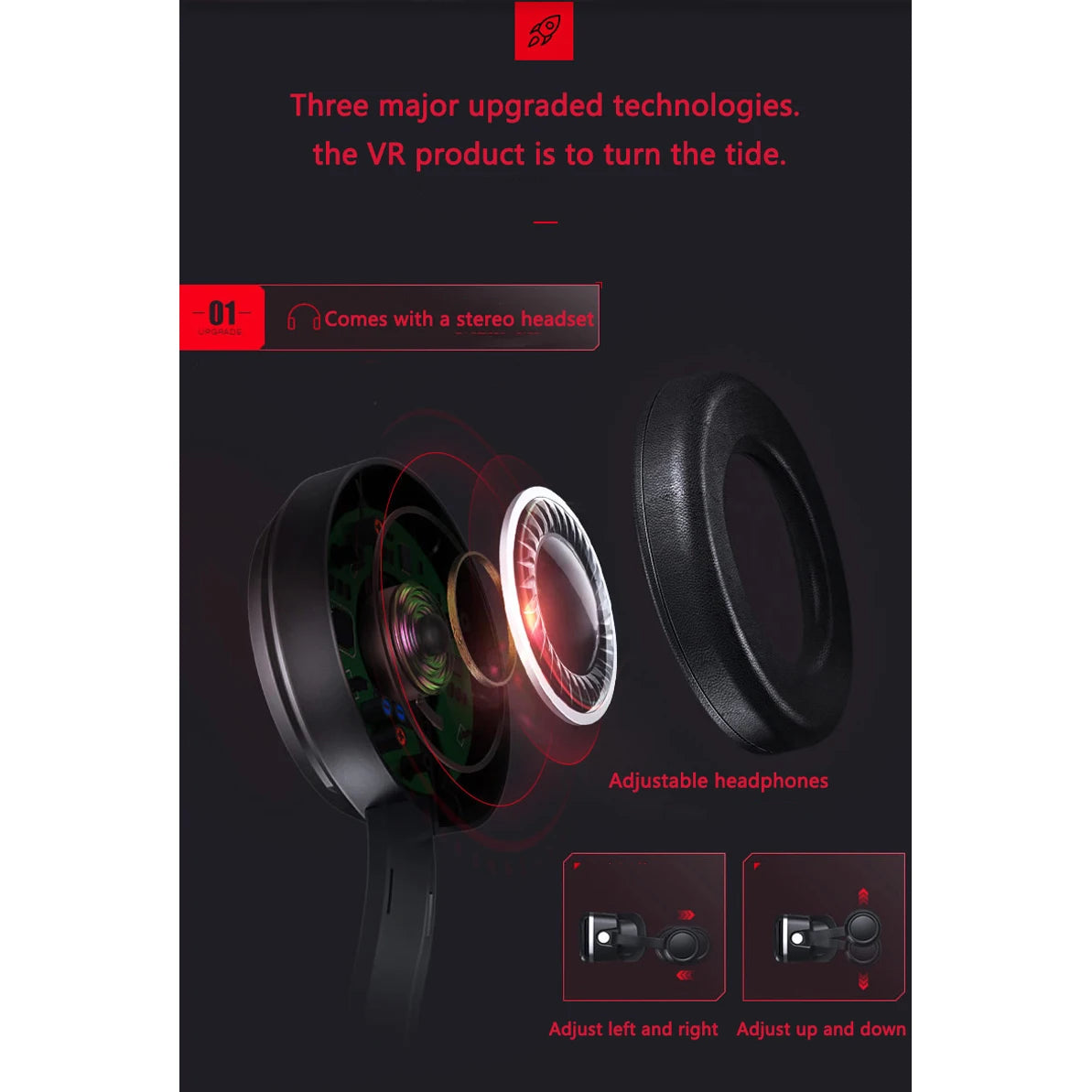 VR Shinecon 10.0 3D VR Helmet – Smartphone Virtual Reality Headset