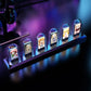 RGB Nixie Tube Clock – LED Glow, IPS Screen, DIY Desktop Decor