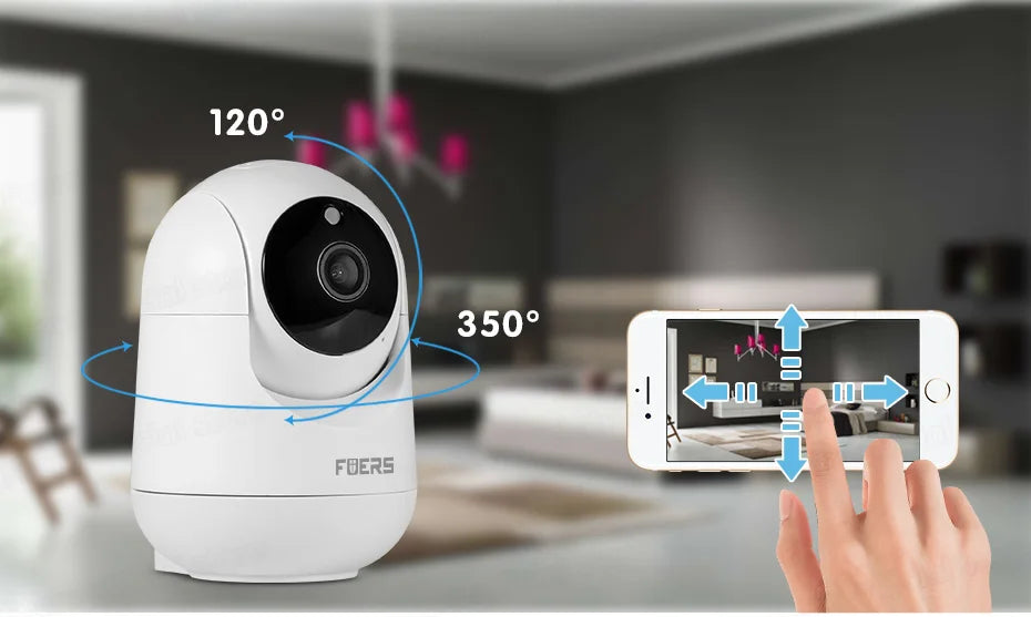 FUERS 4K 8MP WiFi Camera – Tuya Smart Home Security & Baby Monitor