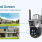 LS Vision V380 Dual Lens Solar Camera – 8MP 4K, 10X Zoom, WiFi/4G