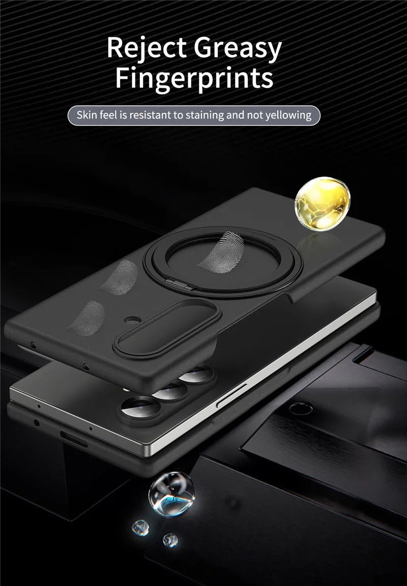 Magnetic Ring Case – Samsung Galaxy Z Fold 7, MagSafe & Wireless Charging