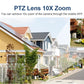 LS Vision 8K 16MP WiFi Camera – 4 Lens, 360° PTZ Outdoor Security