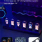 RGB Nixie Tube Clock – LED Glow, IPS Screen, DIY Desktop Decor