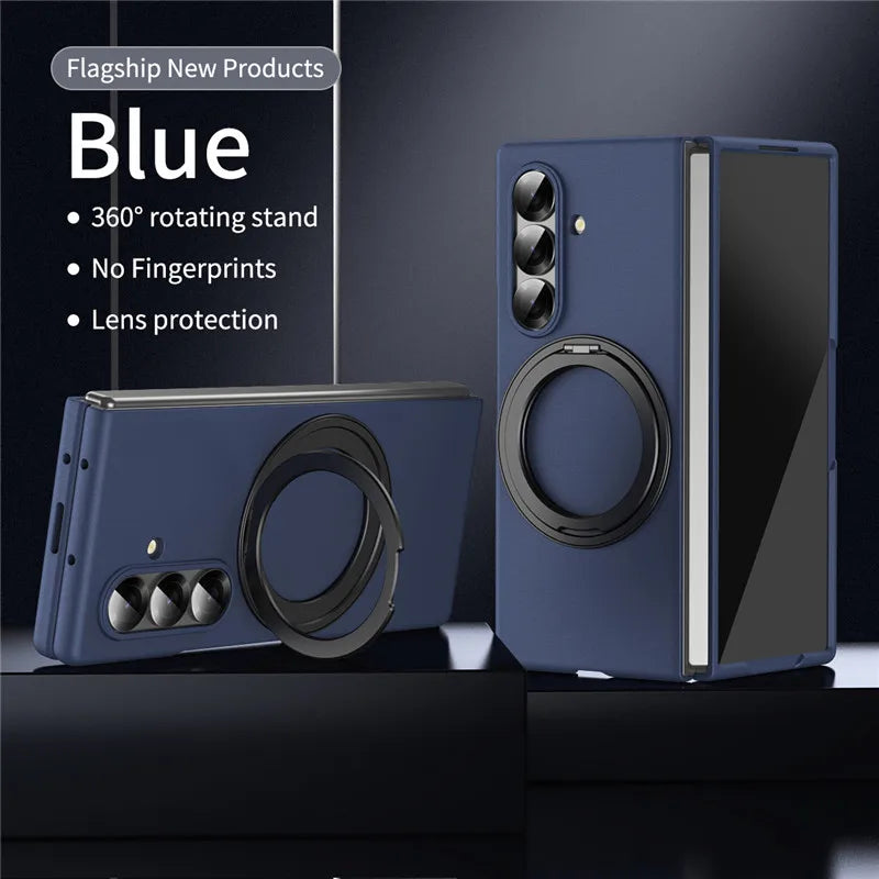 Magnetic Ring Case – Samsung Galaxy Z Fold 7, MagSafe & Wireless Charging