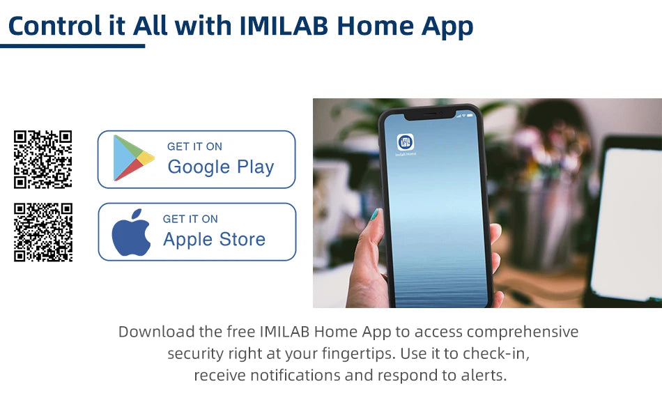IMILAB EC4 Outdoor Camera – 2.5K HD Wireless Smart Security