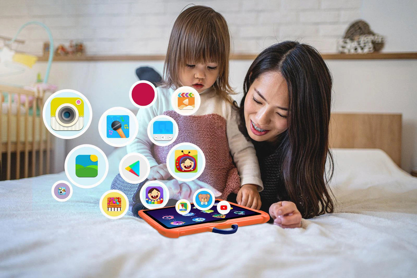 7'' Kids Learning Tablet – Android, 5G WiFi, Games & Education