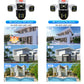 LS Vision 8K 16MP WiFi Camera – 4 Lens, 360° PTZ Outdoor Security