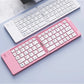 MINGCVIL Mini Foldable Bluetooth Keyboard – Slim, Portable, Rechargeable