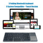 Folding Bluetooth Keyboard with Touchpad – Mini Wireless, Universal 3-System