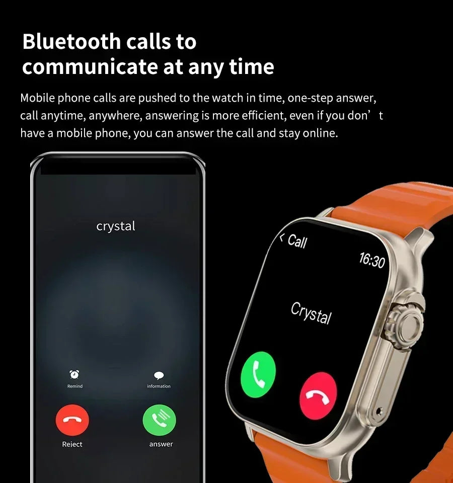 2025 Smart Watch – Heart Rate & Sleep Monitor, Dustproof & Waterproof