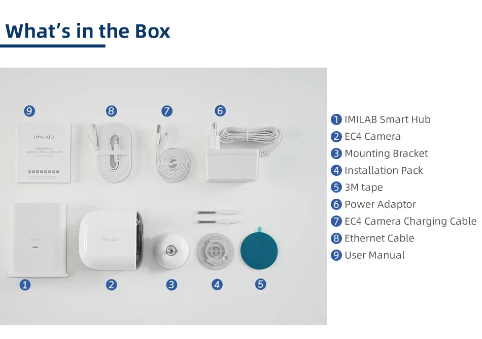 IMILAB EC4 Outdoor Camera – 2.5K HD Wireless Smart Security