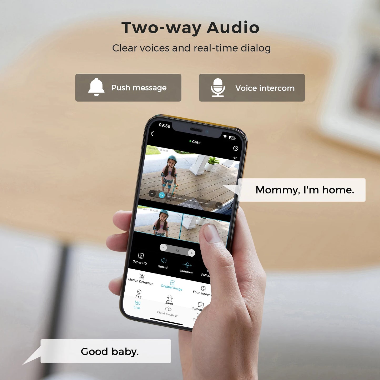 20MP Outdoor WiFi Camera – 4 Lens, 10X Zoom, Auto Tracking