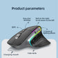 2.4G Wireless Bluetooth RGB Mouse – Rechargeable & Ergonomic