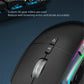 2.4G Wireless Bluetooth RGB Mouse – Rechargeable & Ergonomic