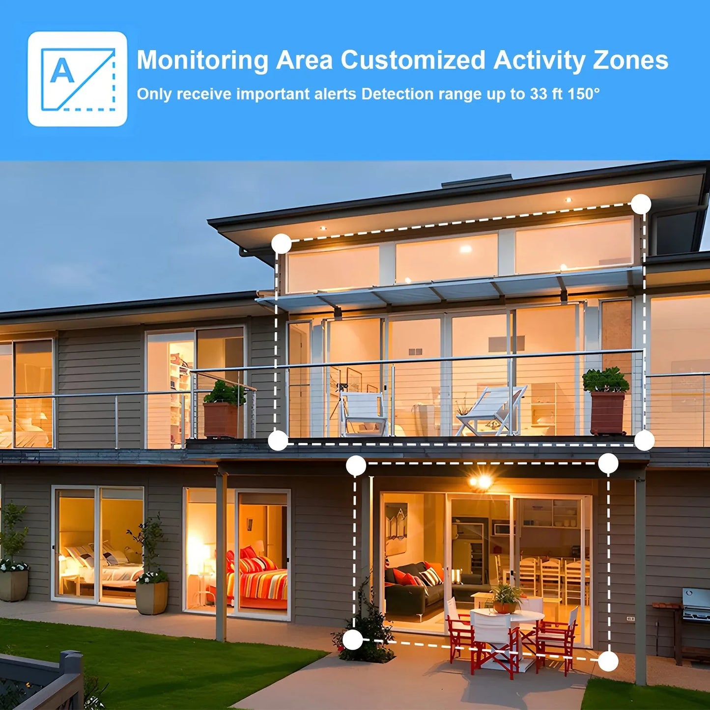 3MP WiFi Surveillance Camera – Battery Powered, Night Vision, Outdoor Security