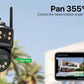 6K 9MP Outdoor WiFi Camera – Triple Lens, Dual Screen, PTZ Auto Tracking