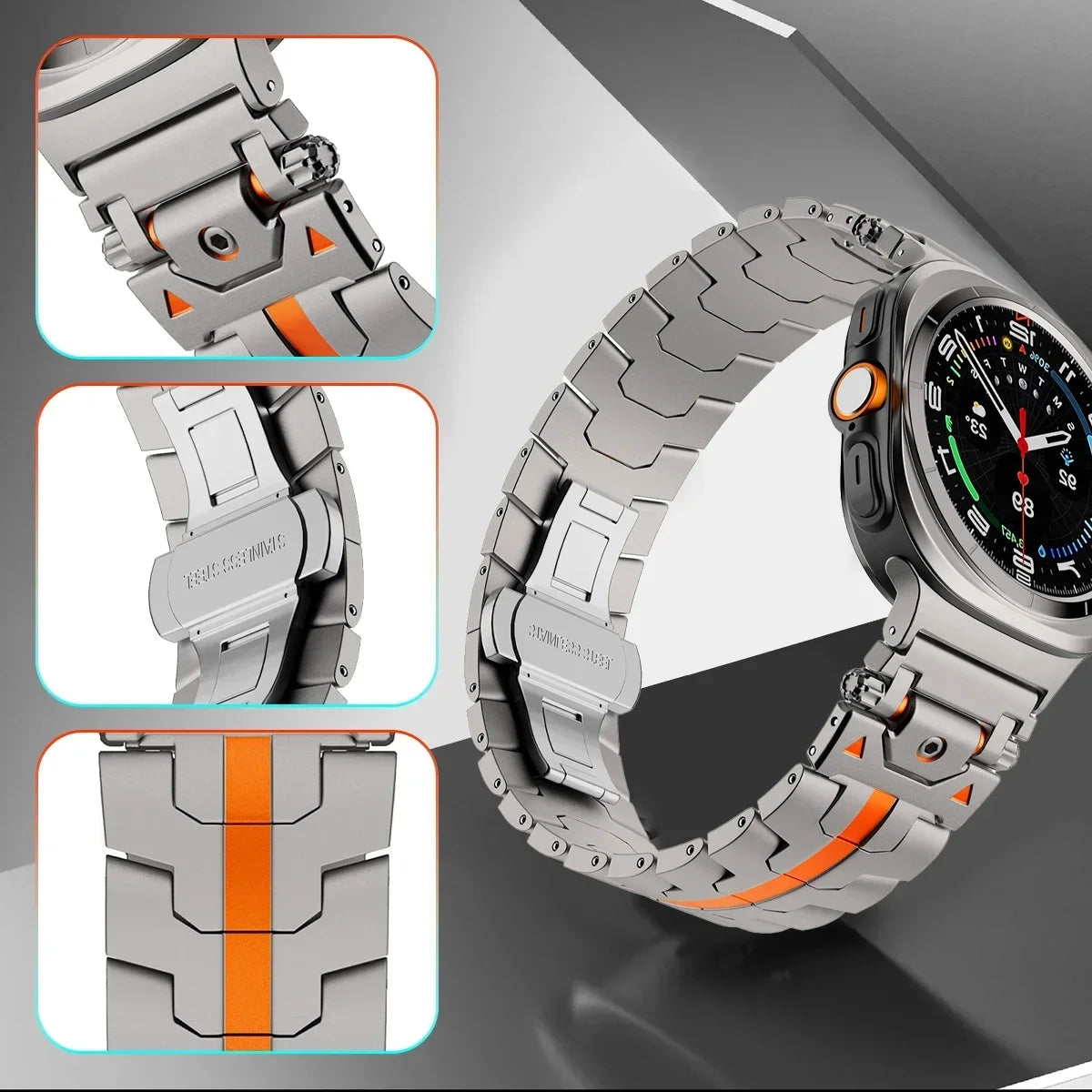 Stainless Steel Strap for Samsung Galaxy Watch 7 Ultra – Luxury Metal Band