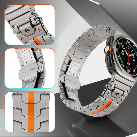 Stainless Steel Strap for Samsung Galaxy Watch 7 Ultra – Luxury Metal Band