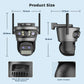 20MP Outdoor WiFi Camera – 4 Lens, 10X Zoom, Auto Tracking
