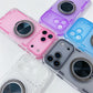 Strong Magnetic 360° Stand iPhone Case – Clear Shockproof Armor (11–17)