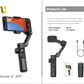 AOCHUAN 3-Axis Handheld Gimbal – SmartXE for iPhone & Android, AI Face Tracking
