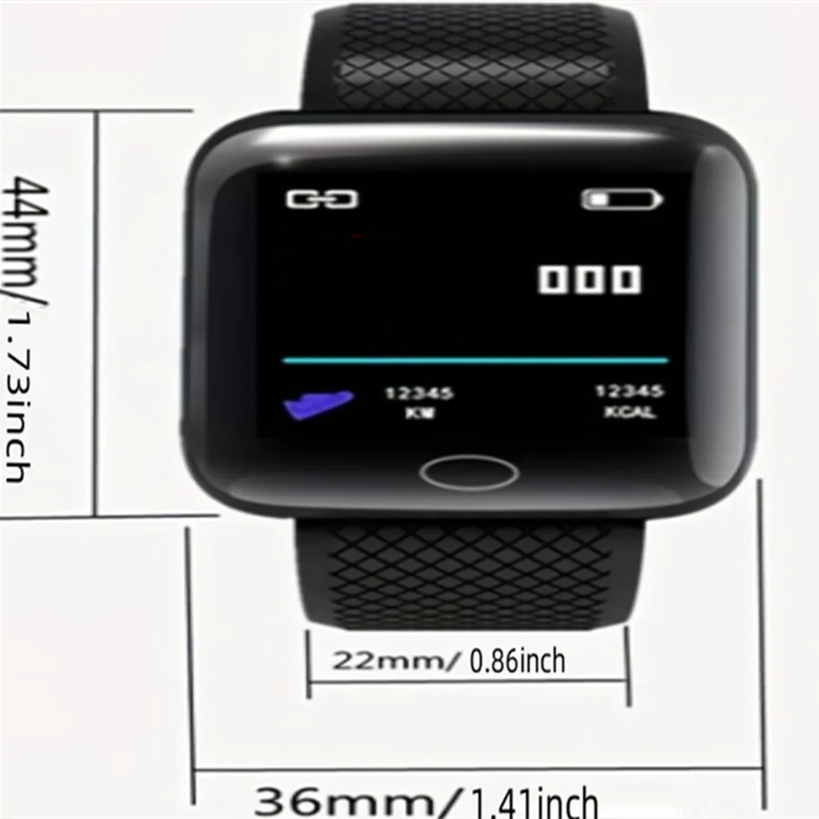 Smart Watch for Men & Women – Bluetooth, Music, Fitness & Health Monitor