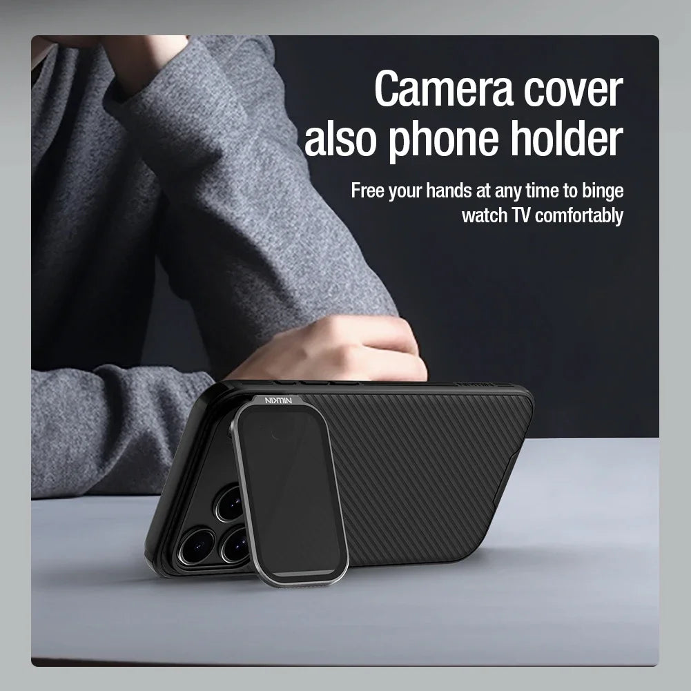 Nillkin CamShield iPhone Case – Camera Protection & Stand (iPhone 17 Series)