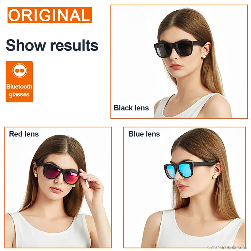 Lecoo C8 Smart Glasses – Wireless Bluetooth 5.0 Headset with HD Mic