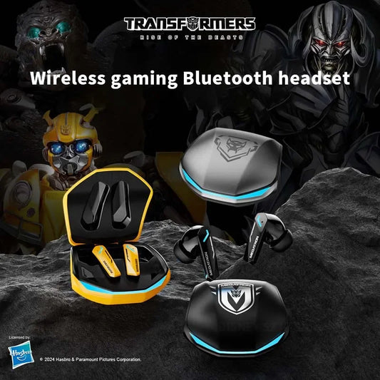 Transformers TF-T10 Bluetooth Earphones – Gaming, Low Latency, Dual Mode