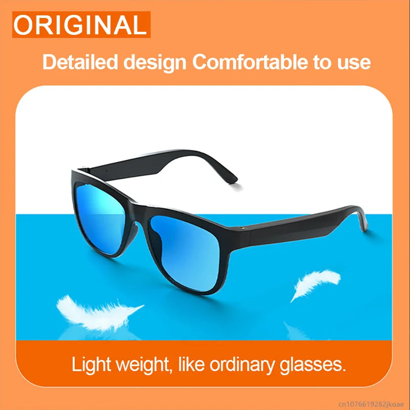 Lecoo C8 Smart Glasses – Wireless Bluetooth 5.0 Headset with HD Mic