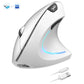 HXSJ Dual-Mode Vertical Mouse – 2025 Ergonomic Rechargeable 2400DPI