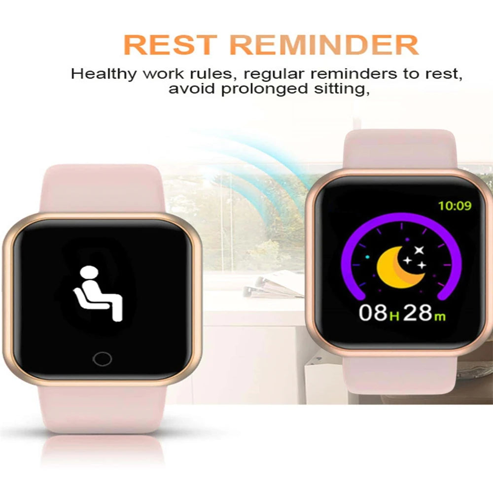 Smart Watch for Men & Women – Bluetooth, Music, Fitness & Health Monitor