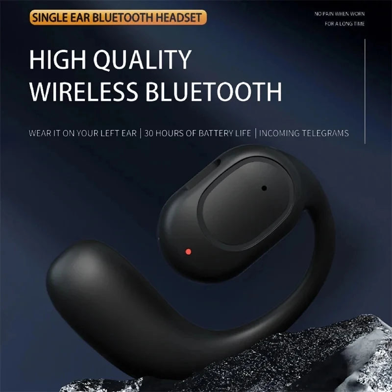 Wireless Bone Conduction Headphones – Bluetooth, Mic, Noise Cancelling