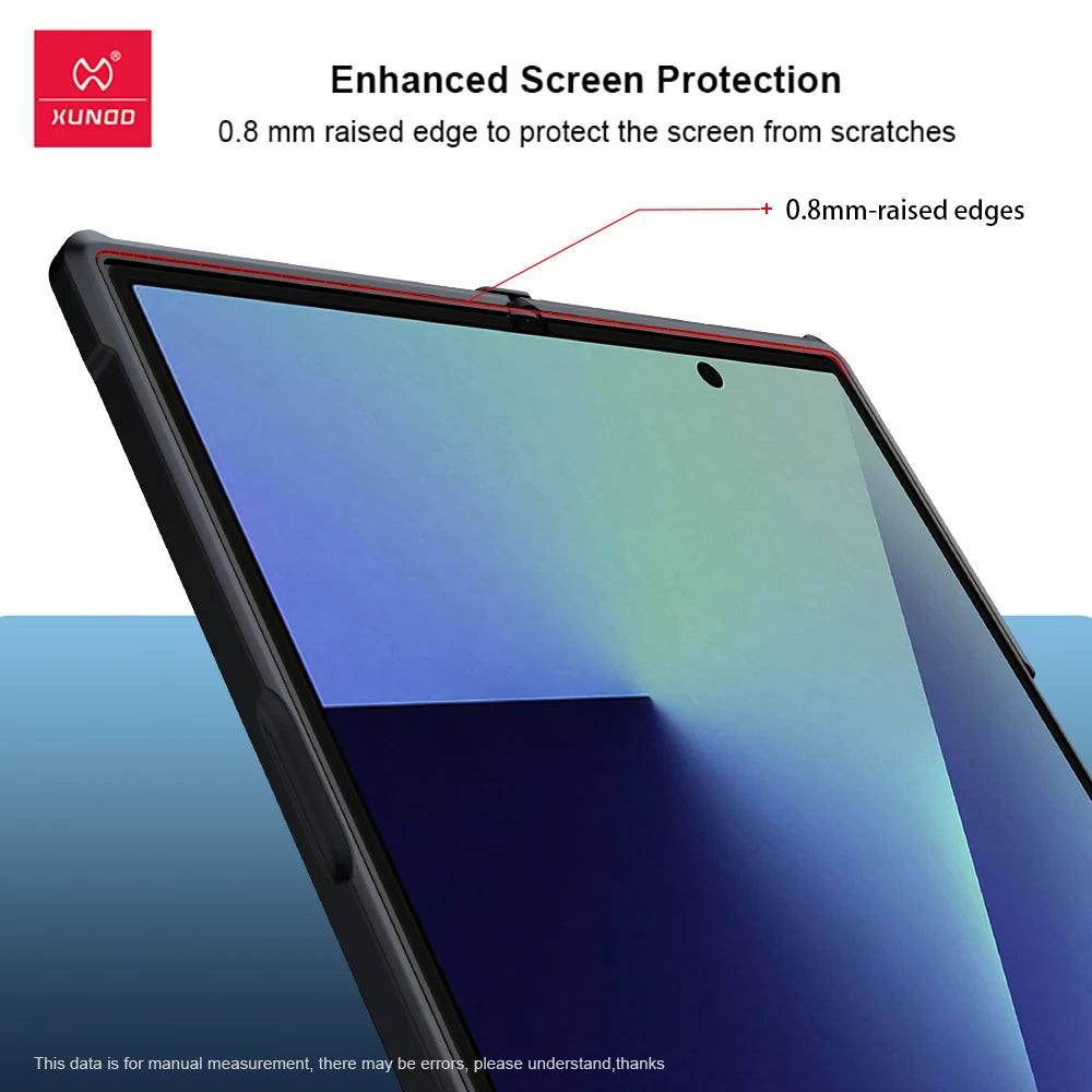 Xundd Galaxy Z Fold 3–7 Case – Hinge Protection + Built-in Screen Protector